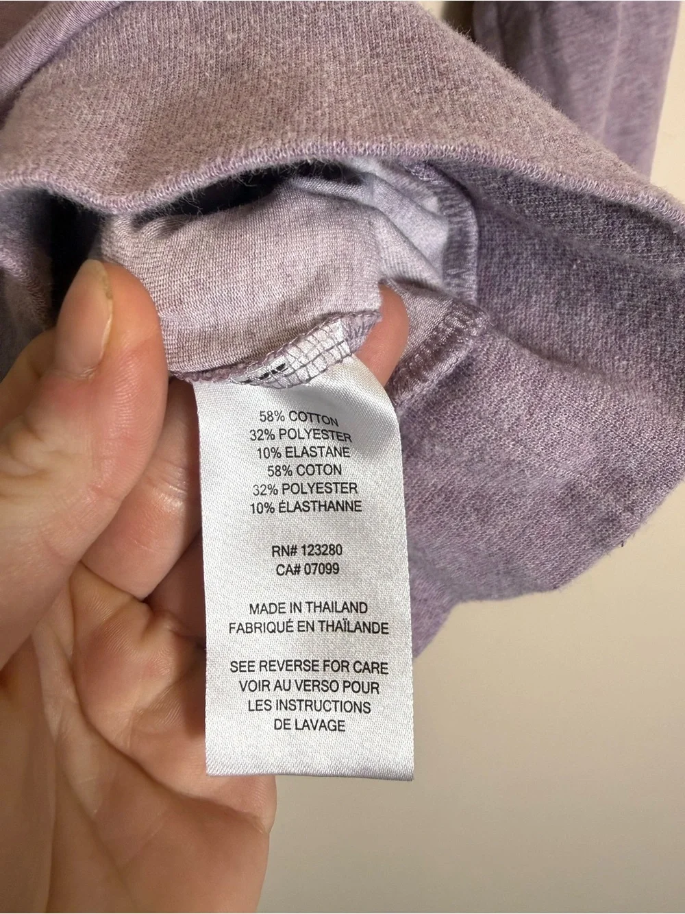 Travis Mathew Men's Light Lavender Quarter-Zip Sweater with Dark Stripe